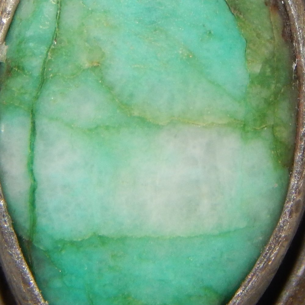 Vintage Beautiful Semi Precious Stone 925 Ring - Picture 3 of 8